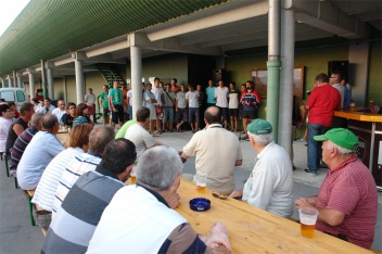 Srečanje navijačev NK Rudar z nogometaši